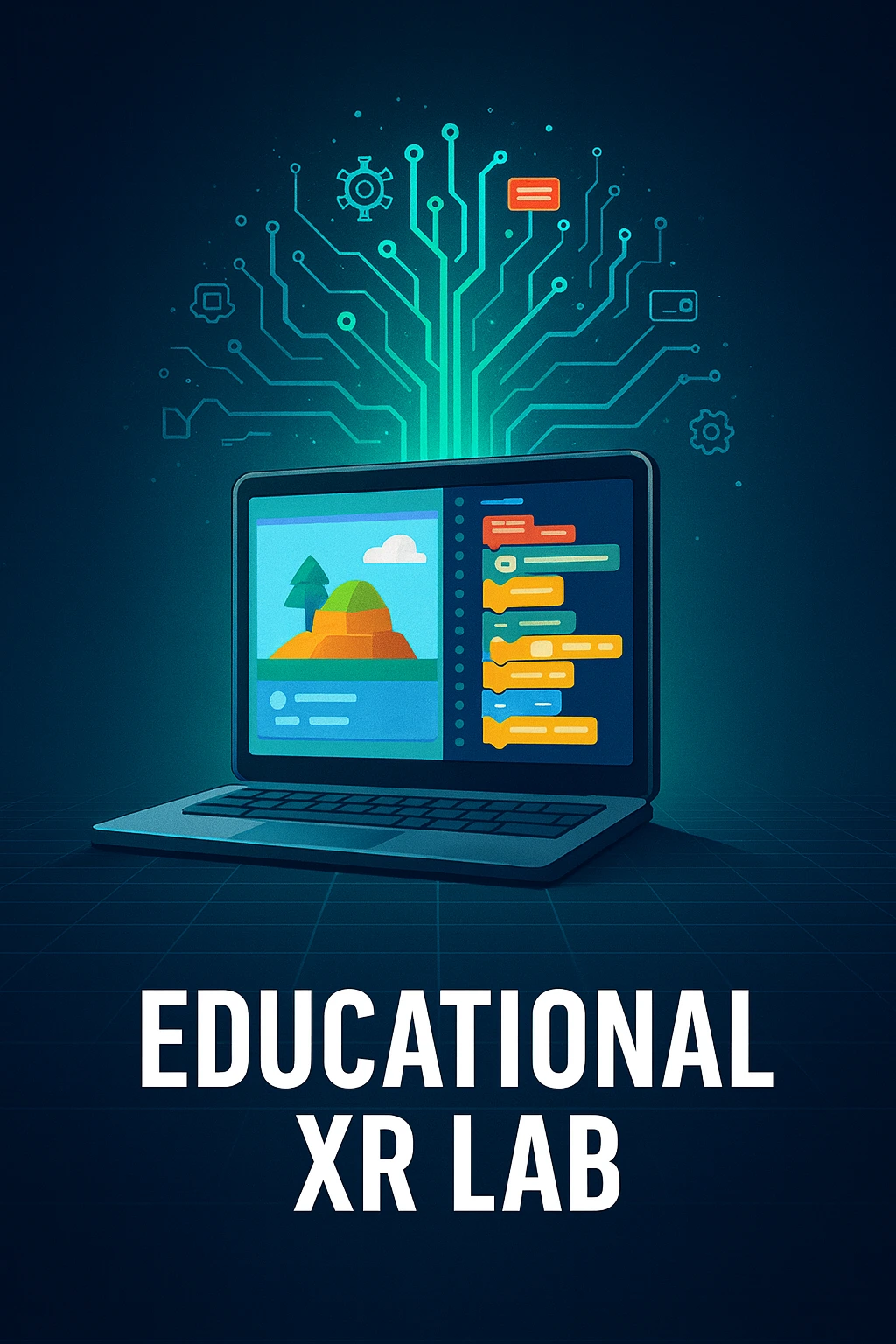 Browser-based 3D creation tool case study thumbnail for XR learning, recovery workflows, and accessibility checks for first-time learners.