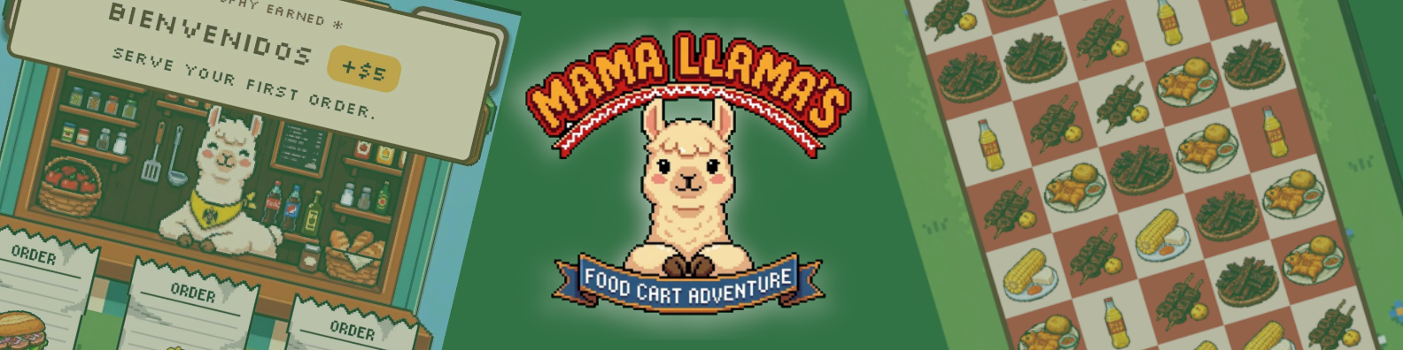 Mama Llama's Food Cart Adventure QA case study banner